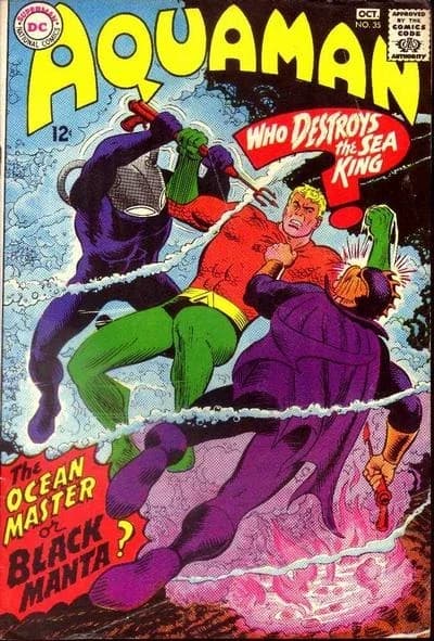 Aquaman #35 (October 1967) cover