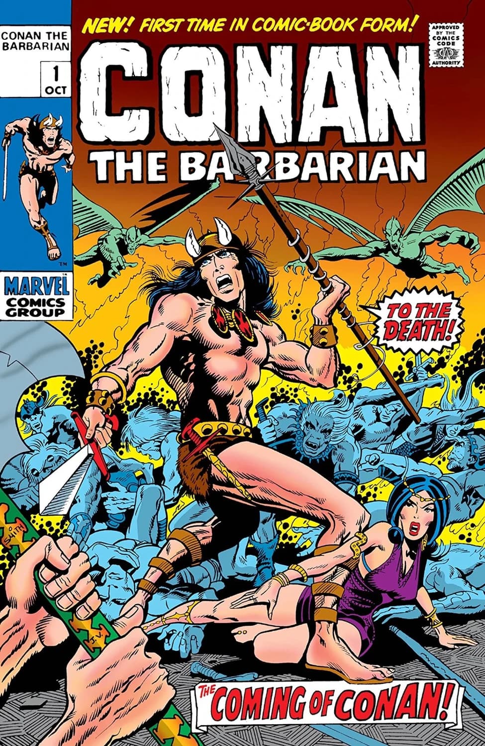 Conan the Barbarian #1 (October 1970) cover