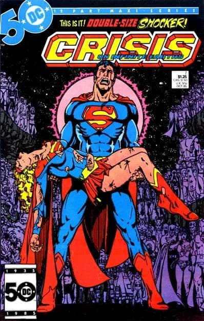 Crisis on Infinite Earths #7 (October 1985) cover
