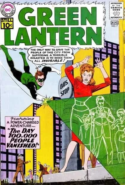 Green Lantern #7 (August 1961) cover