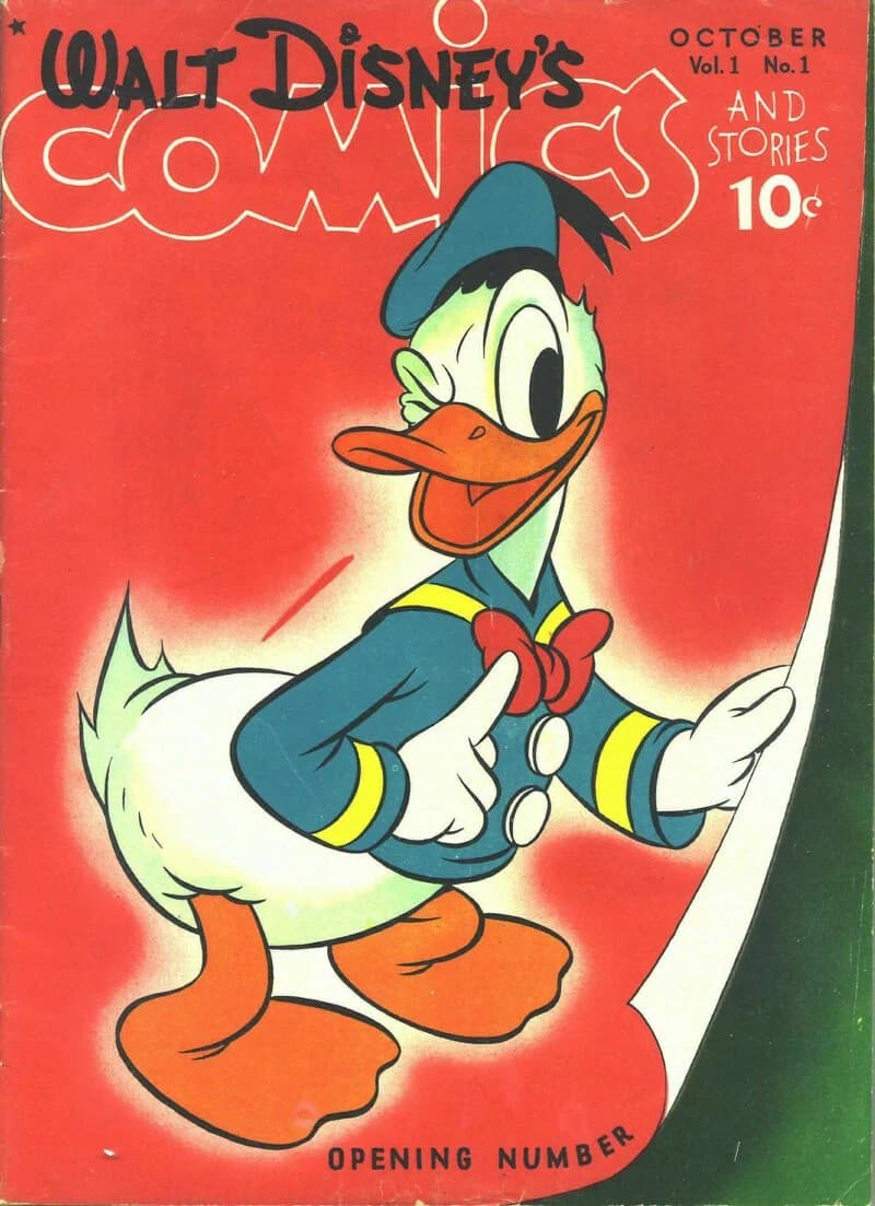 Walt Disney's Comics and Stories #1 (October 1940) cover