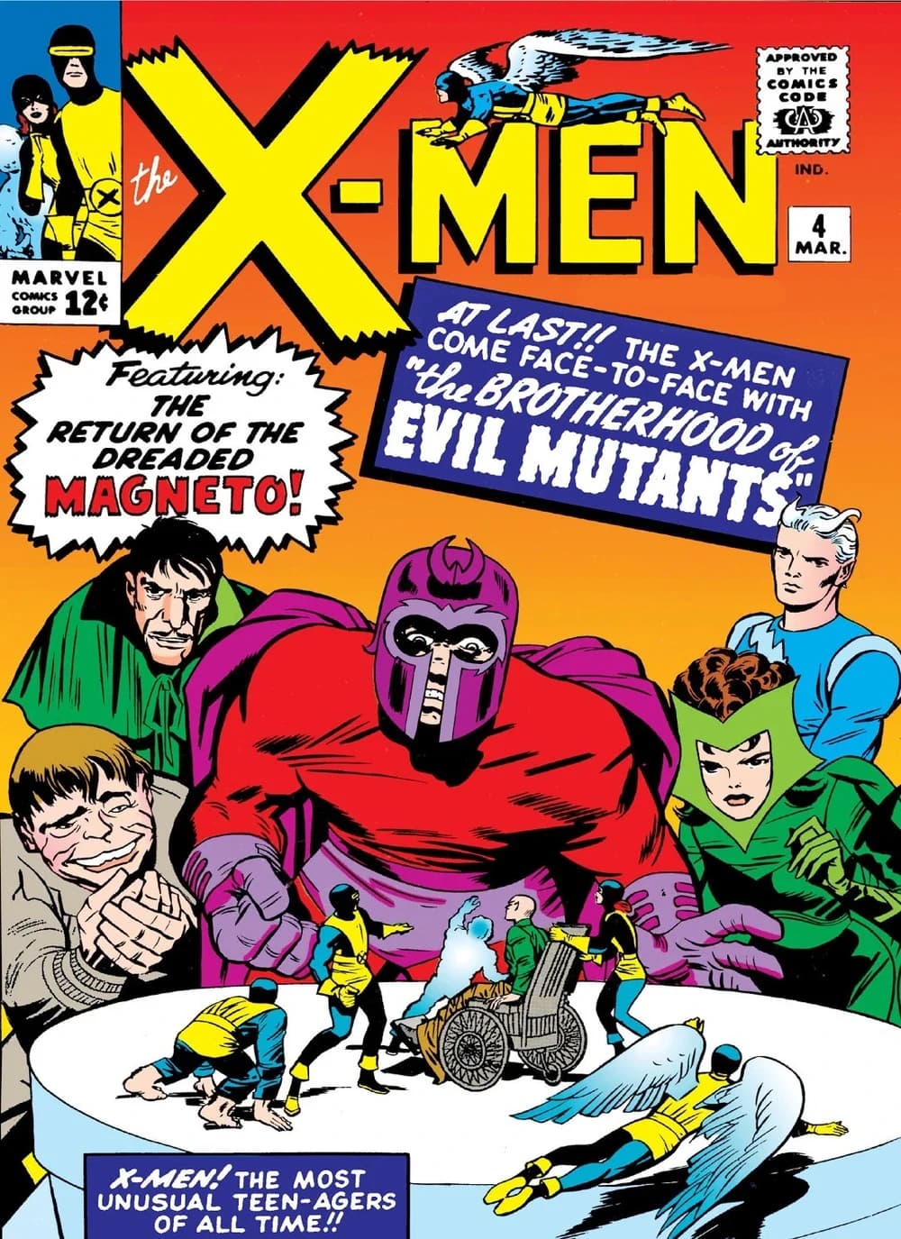 X-Men #4 (March 1964) cover