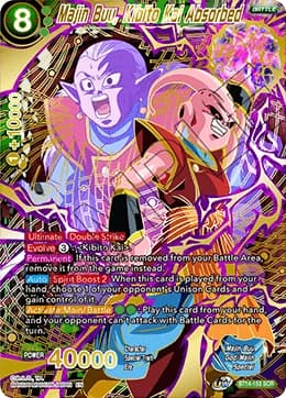 2021 Dragon Ball Super Card Game Masters Cross Spirits (DBS-B14) #BT14-153 Majin Buu, Kibito Kai Absorbed Secret Rare; official card image from the Bandai card database; publisher sample markings retained where present