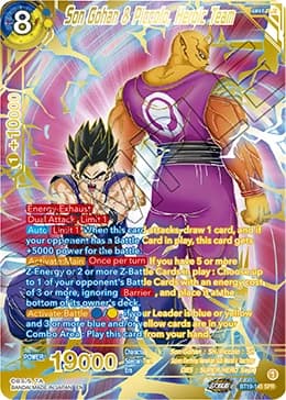 2022 Dragon Ball Super Card Game Masters Fighter's Ambition (DBS-B19) #BT19-145_SPR Son Gohan & Piccolo, Heroic Team Special Rare; official card image from the Bandai card database; publisher sample markings retained where present