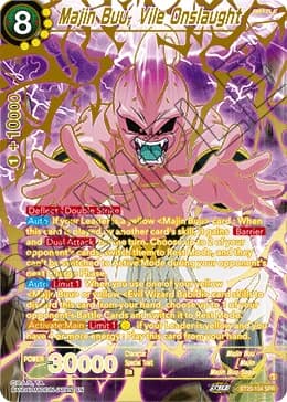 2023 Dragon Ball Super Card Game Masters Power Absorbed (DBS-B20) #BT20-104_SPR Majin Buu, Vile Onslaught Special Rare; official card image from the Bandai card database; publisher sample markings retained where present