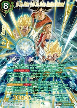 2023 Dragon Ball Super Card Game Masters Critical Blow (DBS-B22) #BT22-066_SPR SS Son Gohan & SS Son Goten, Emotions Delivered Special Rare; official card image from the Bandai card database; publisher sample markings retained where present