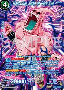 2024 Dragon Ball Super Card Game Masters Legend of the Dragon Balls (DBS-B25) #BT25-065_SPR Majin Buu, Birth of Pure Evil Special Rare; official card image from the Bandai card database; publisher sample markings retained where present