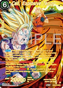 2024 Dragon Ball Super Card Game Masters Ultimate Advent (DBS-B26) #BT26-111_SPR Cell, Explosive Terror Special Rare; official card image from the Bandai card database; publisher sample markings retained where present