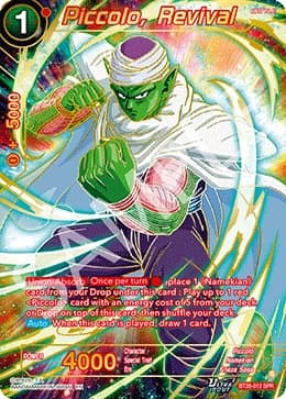 2025 Dragon Ball Super Card Game Masters Prismatic Clash (DBS-B28) #BT28-012_SPR Piccolo, Revival Special Rare; official card image from the Bandai card database; publisher sample markings retained where present