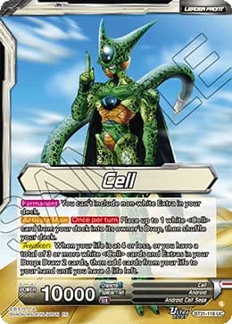 2026 Dragon Ball Super Card Game Masters Impact Beyond Dimensions (DBS-B31) #BT31-116_PR Cell Special Leader Rare; official card image from the Bandai card database; publisher sample markings retained where present