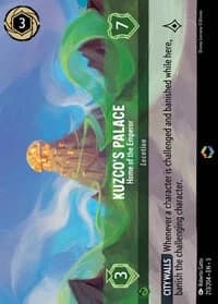 2024 Disney Lorcana Into the Inklands #213/204 Kuzco's Palace, Home of the Emperor Enchanted, official card render (not a photograph of a copy)