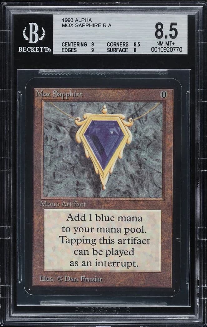 Mox Sapphire slab front