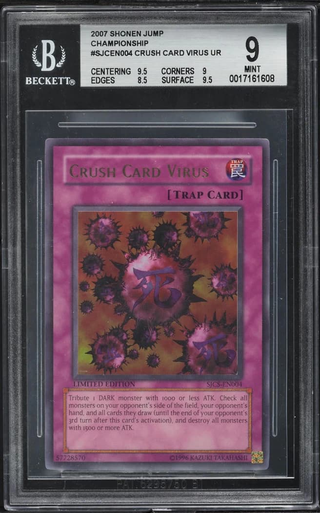 Crush Card Virus slab front