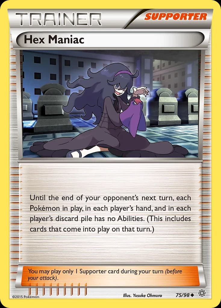 Ancient Origins Hex Maniac card front, 75/98