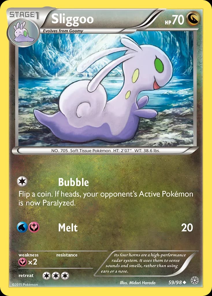 Ancient Origins Sliggoo card front, 59/98