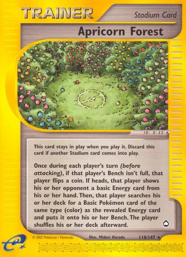 Apricorn Forest card front, Aquapolis 118/147