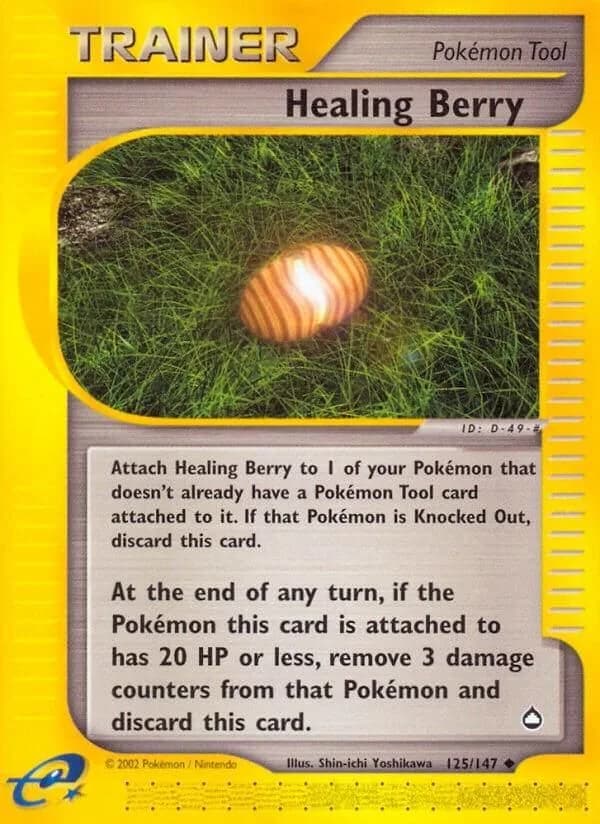 Healing Berry card front, Aquapolis 125/147