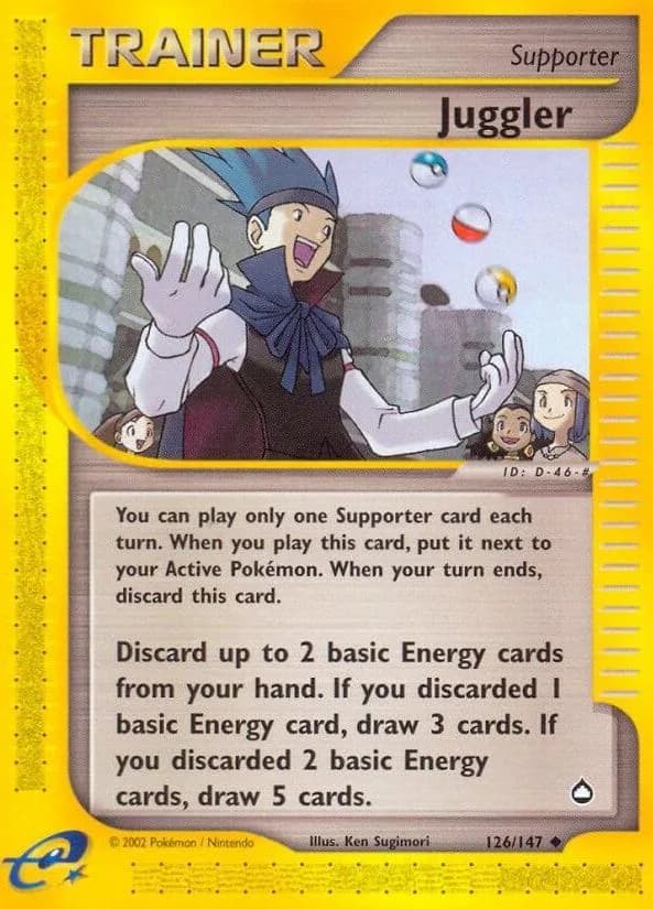 Juggler card front, Aquapolis 126/147