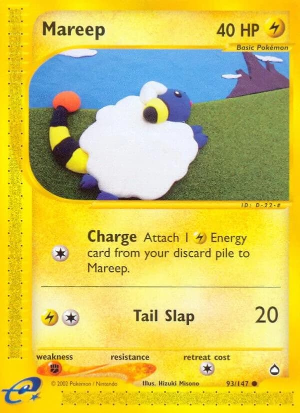 Mareep card front, Aquapolis 93/147