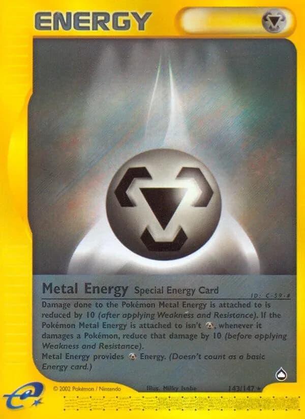 Metal Energy card front, Aquapolis 143/147