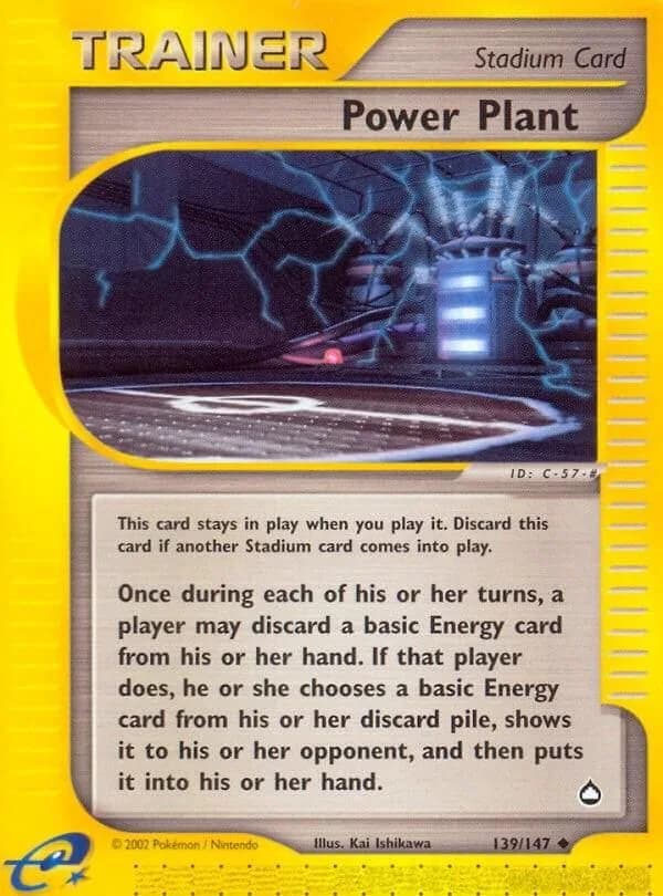 Power Plant card front, Aquapolis 139/147