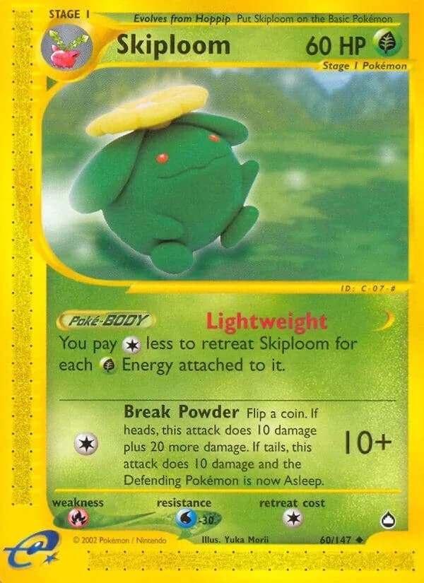 Skiploom card front, Aquapolis 60/147