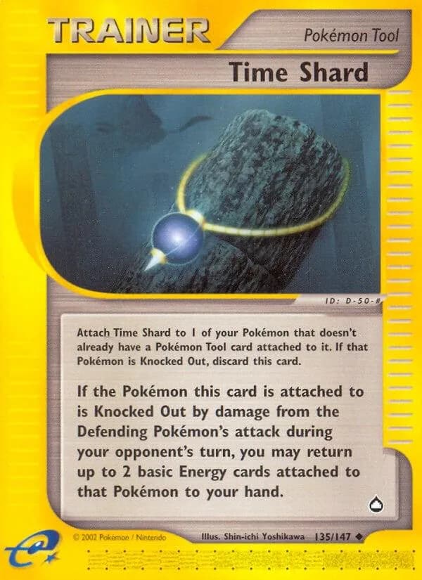 Time Shard card front, Aquapolis 135/147
