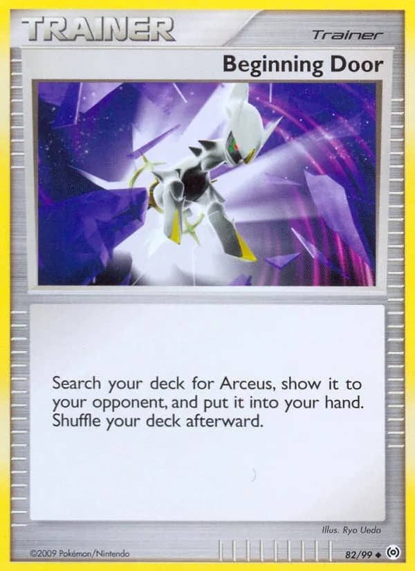 Arceus Beginning Door card front, 82/99