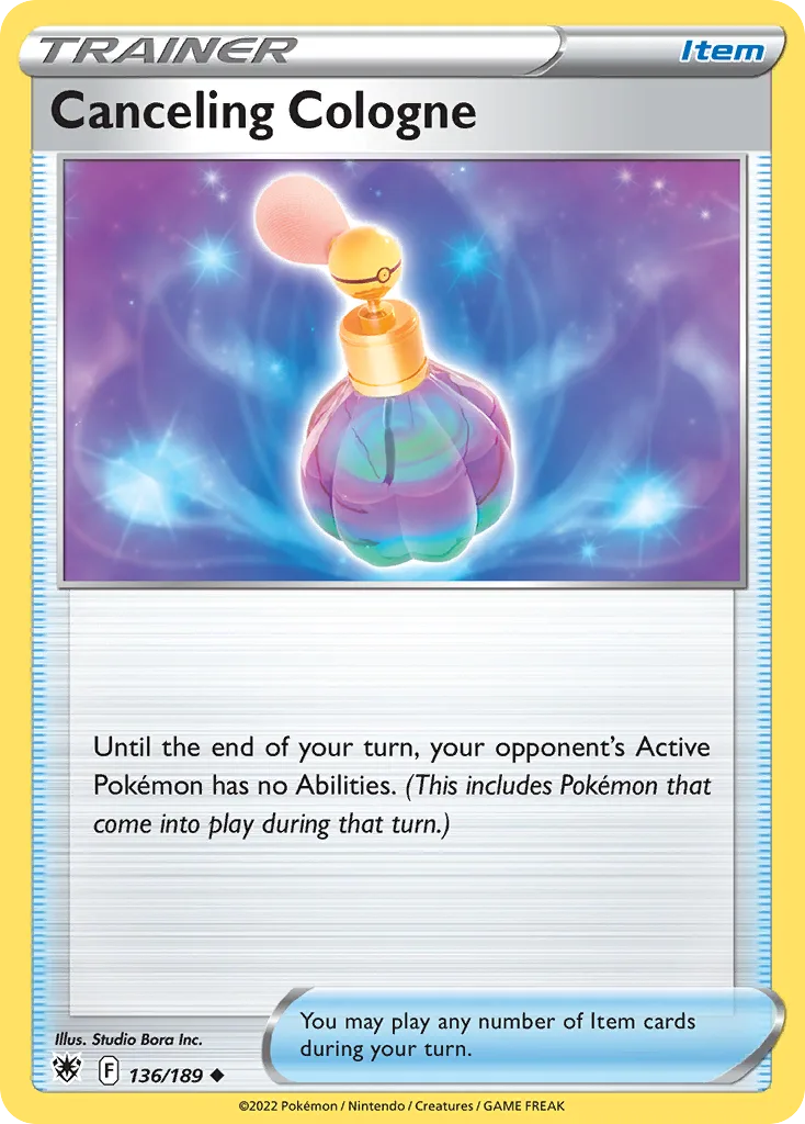 Astral Radiance Canceling Cologne card front, 136/189
