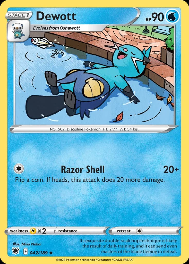 Astral Radiance Dewott card front, 42/189
