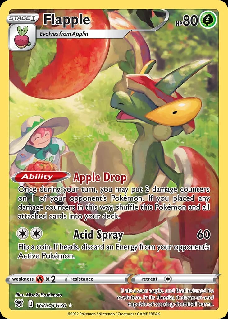 Astral Radiance Flapple card front, TG02/TG30