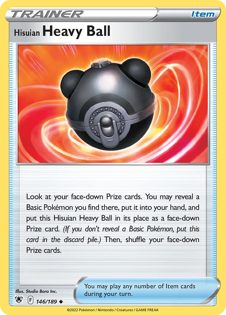 Astral Radiance Hisuian Heavy Ball card front, 146/189