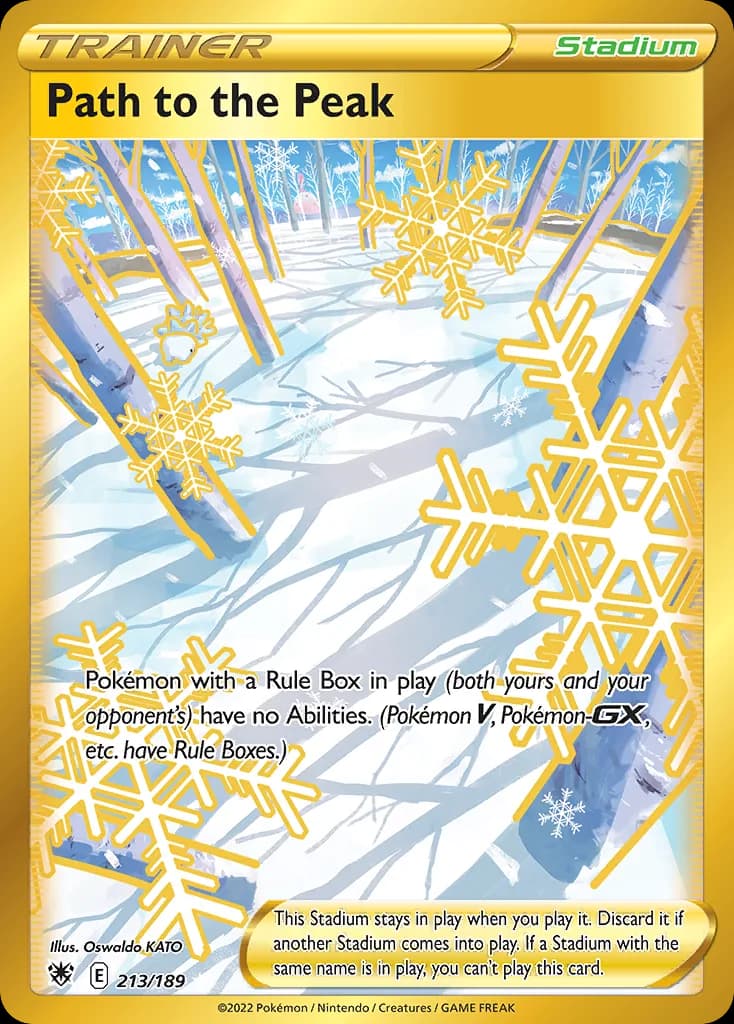 Astral Radiance Path to the Peak card front, 213/189