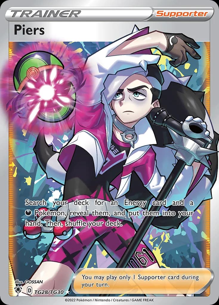 Astral Radiance Piers card front, TG28/TG30