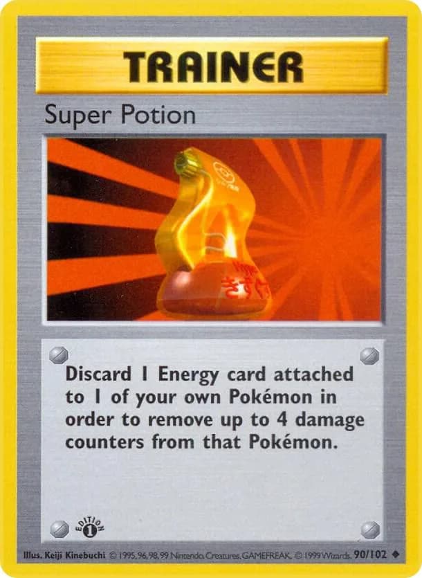 1st Edition Super Potion card front, Base Set 90/102