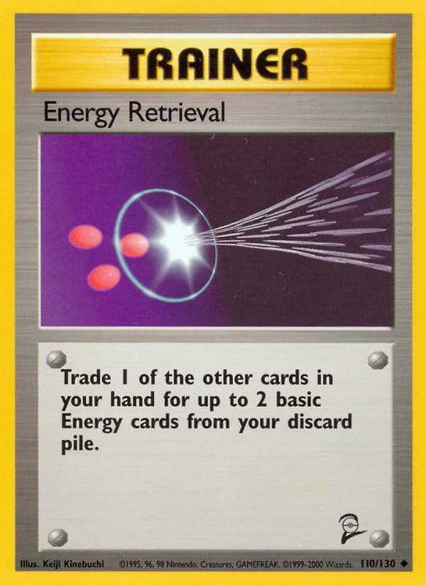 Energy Retrieval card front, Base Set 2 110/130