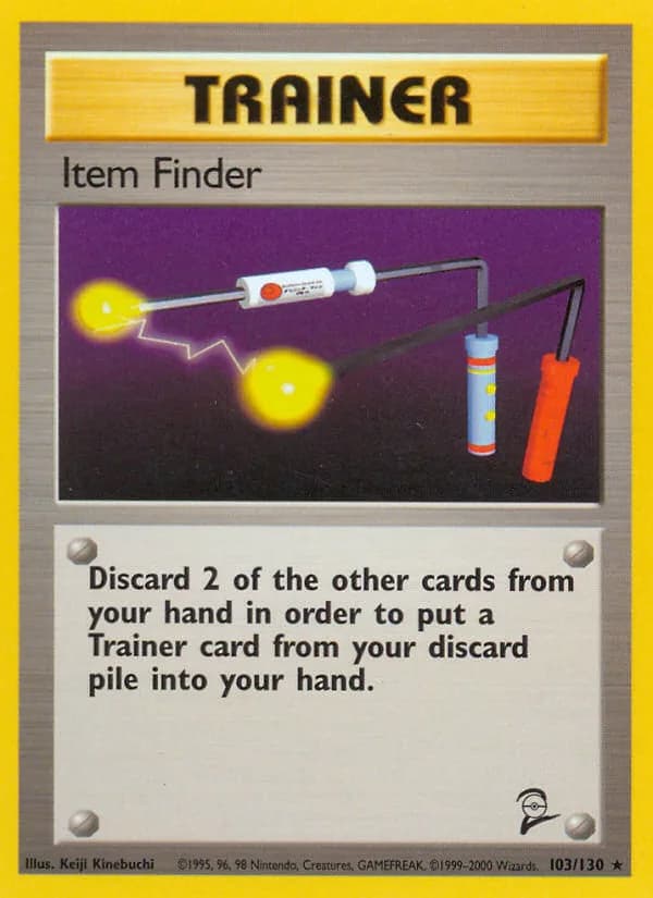 Item Finder card front, Base Set 2 103/130