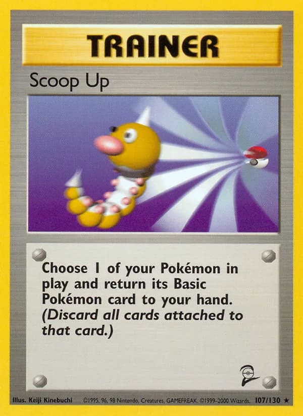 Scoop Up card front, Base Set 2 107/130