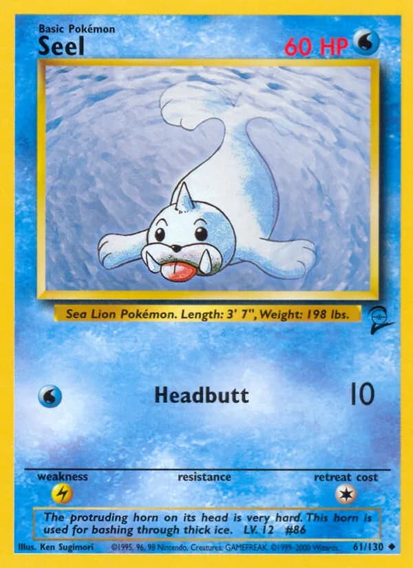 Seel card front, Base Set 2 61/130