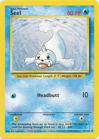 Unlimited Seel card front, Base Set 41/102