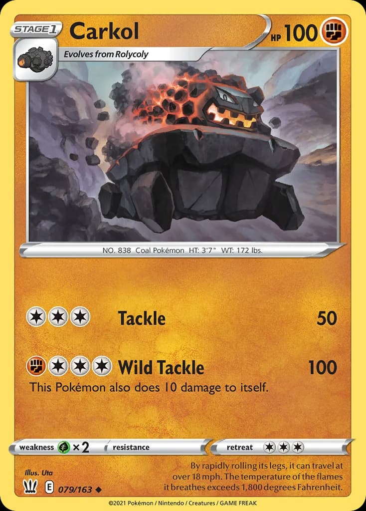 Battle Styles Carkol card front, 79/163