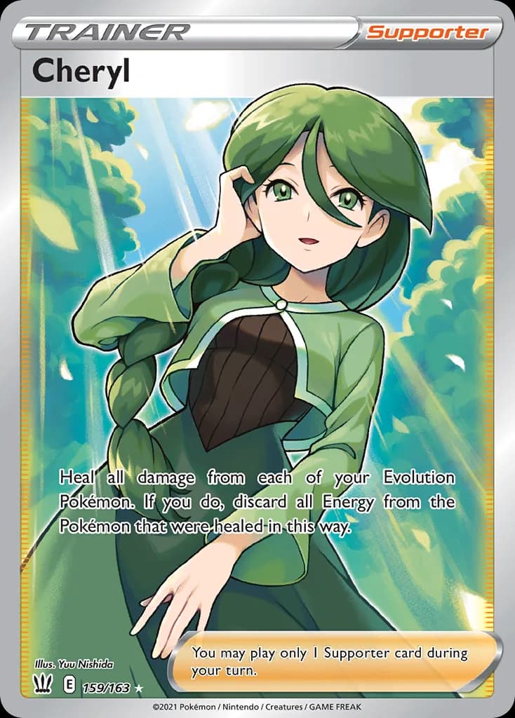 Battle Styles Cheryl card front, 159/163