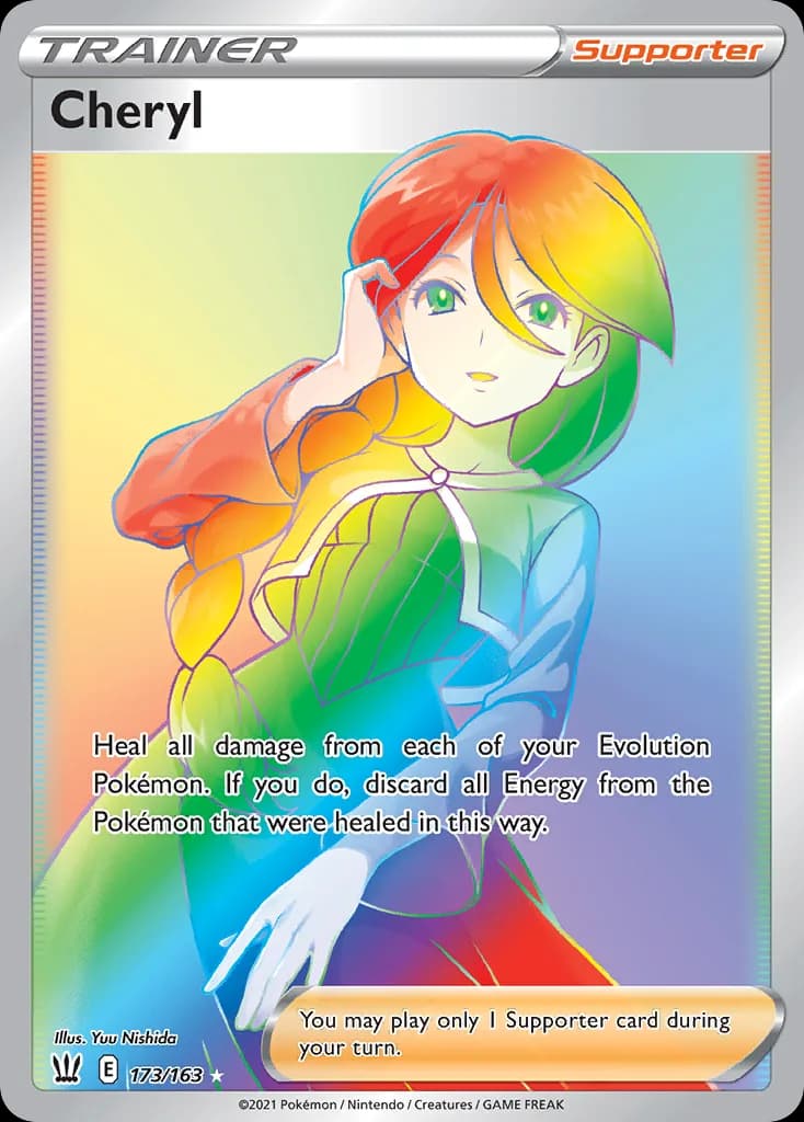 Battle Styles Cheryl card front, 173/163