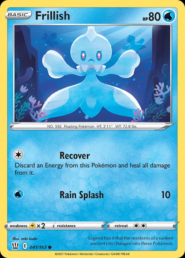 Battle Styles Frillish card front, 41/163