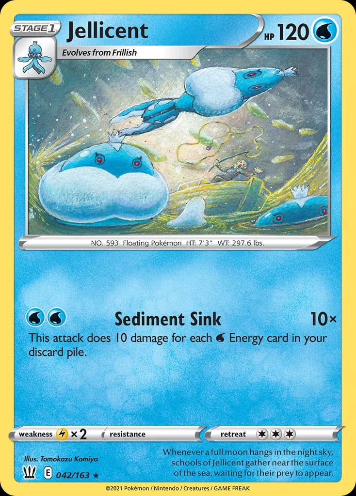 Battle Styles Jellicent card front, 42/163