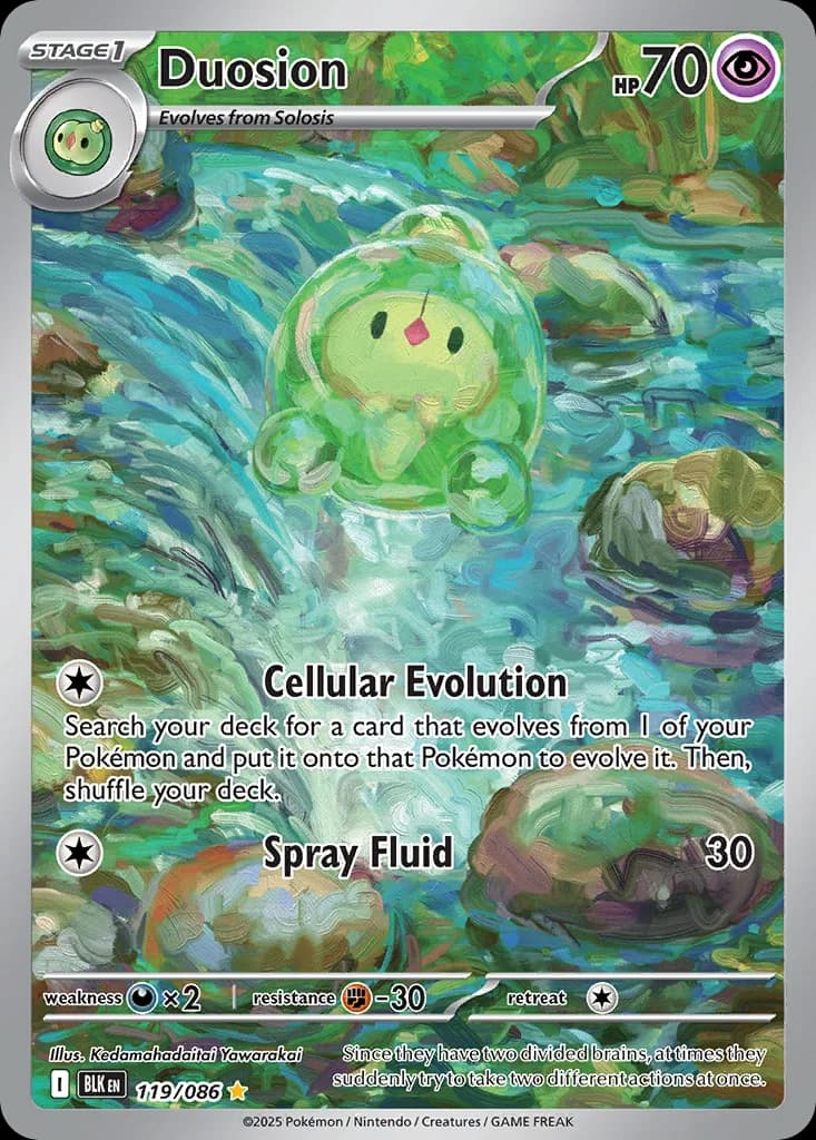 Black Bolt Duosion card front, 119/86