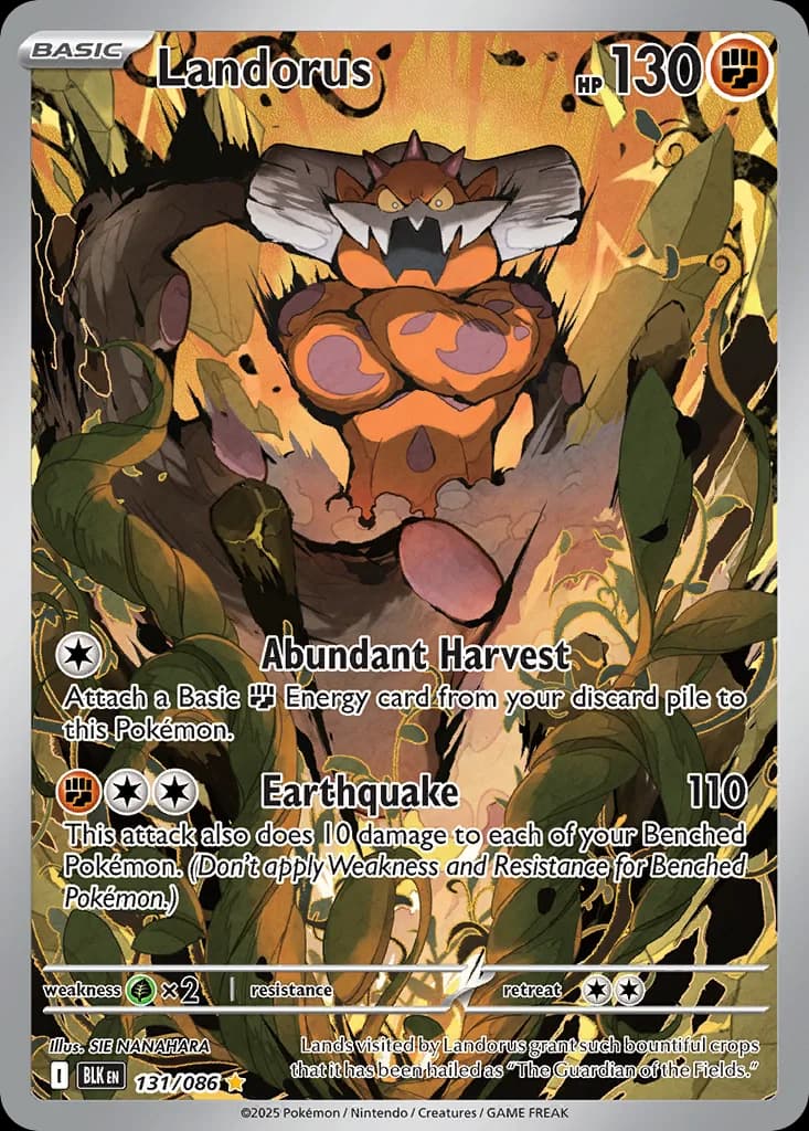 Black Bolt Landorus card front, 131/86