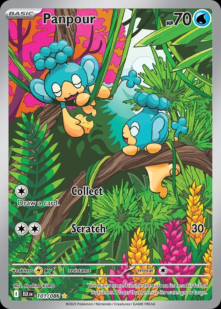Black Bolt Panpour card front, 101/86