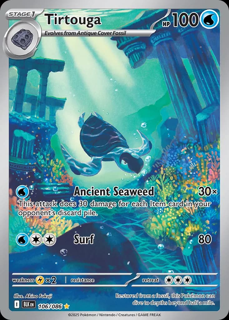 Black Bolt Tirtouga card front, 106/86