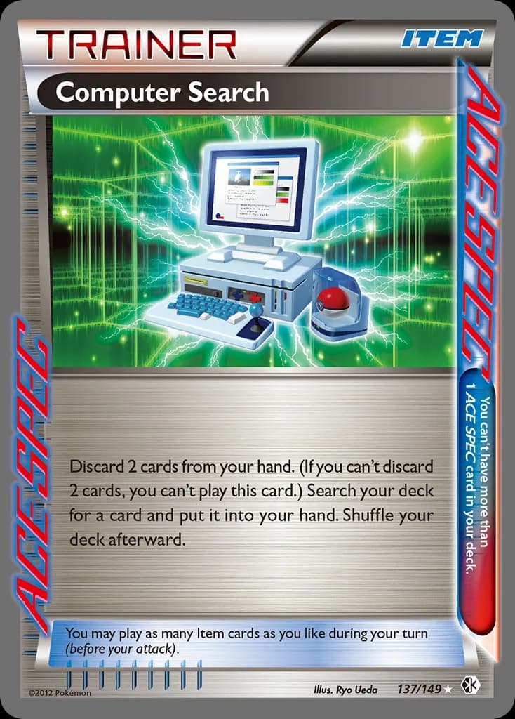 Boundaries Crossed Computer Search card front, 137/149